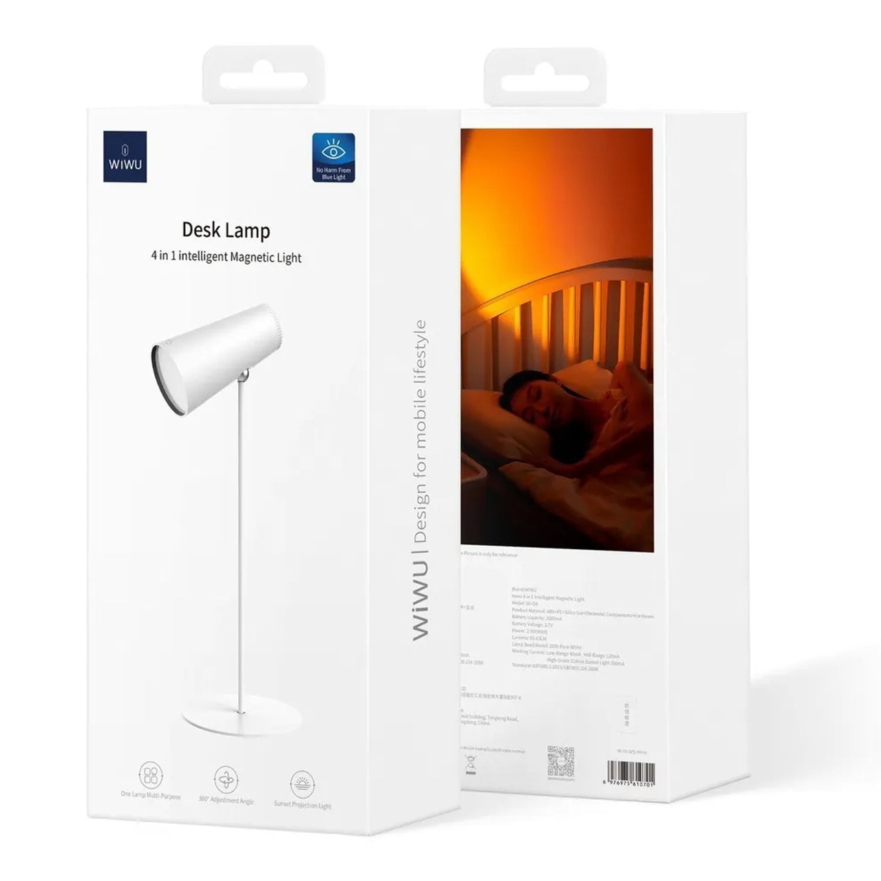 WIWU Desk Lamp 4in1 Intelligent Magnetic Light WIWU Desk Lamp 4in1 Intelligent Magnetic Light